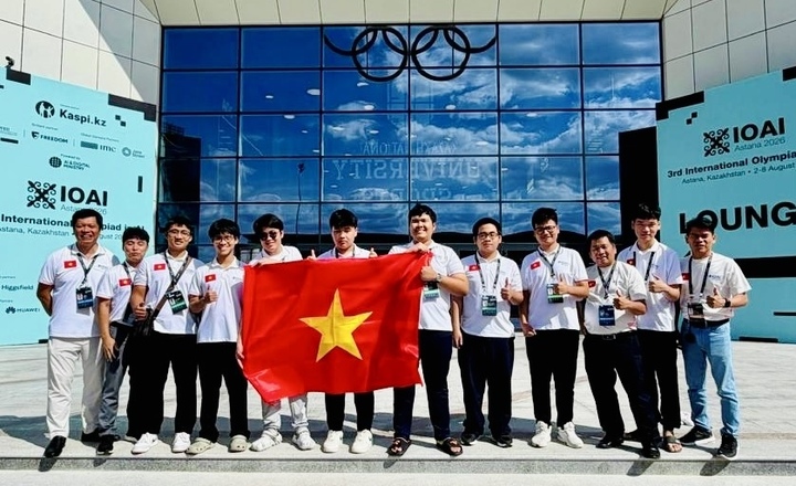 Đội tuyển Việt Nam giành 2 Huy chương Vàng, 1 Huy chương Bạc, 4 Huy chương Đồng tại Olympic Trí tuệ nhân tạo quốc tế 2026.