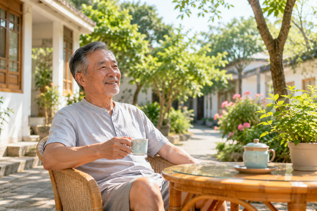 Sau 6 năm nghỉ hưu, ông vẫn khỏe mạnh, tinh thần lạc quan và luôn được hàng xóm ngưỡng mộ vì cuộc sống thanh thản. Ảnh minh họa
