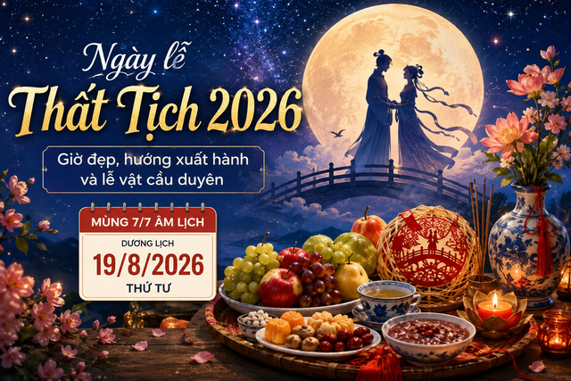 Ngày lễ Thất Tịch 2026 diễn ra khi nào? Giờ đẹp và lễ vật cầu duyên cho người độc thân - 1
