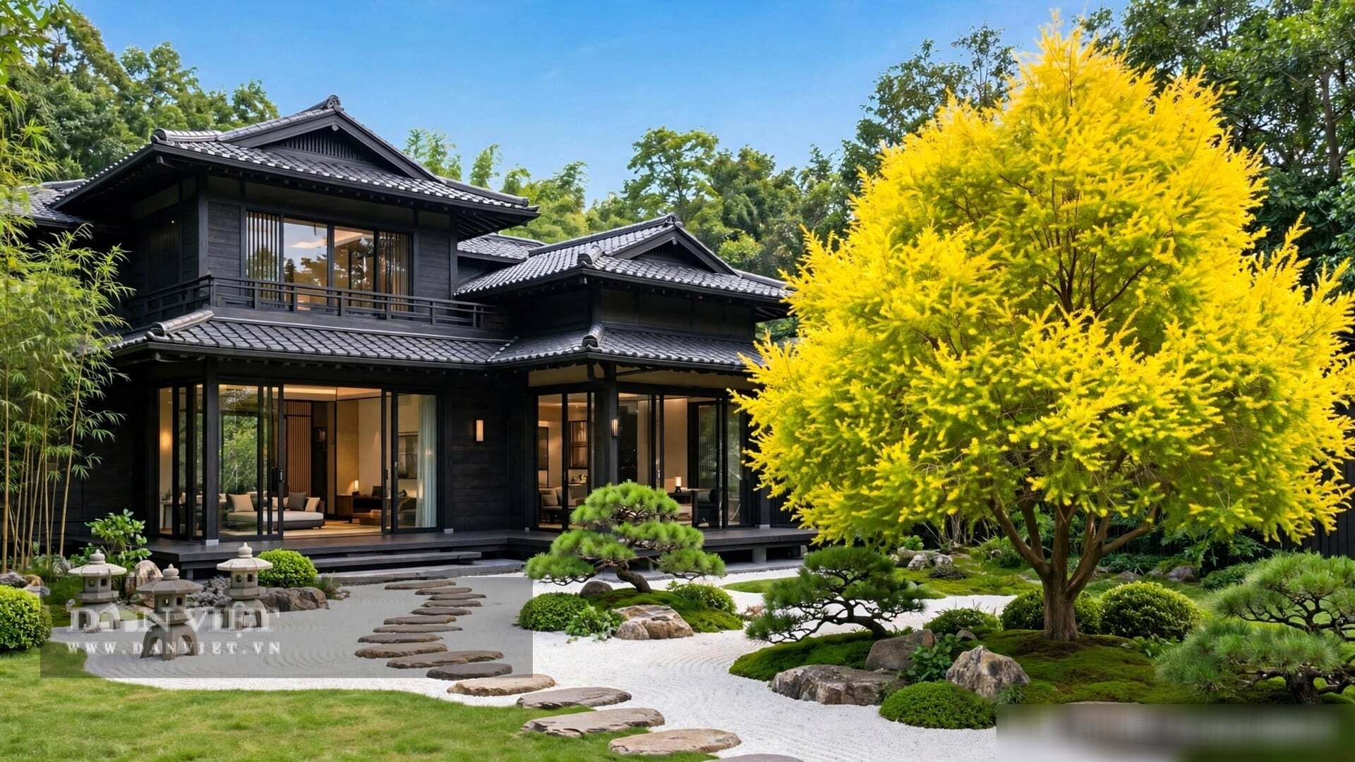 Sắc vàng của cây cảnh là sắc vàng của lúa chín