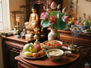 Bếp Eva - Mâm lễ cúng rằm tháng 7 âm lịch đầy đủ gồm những gì?