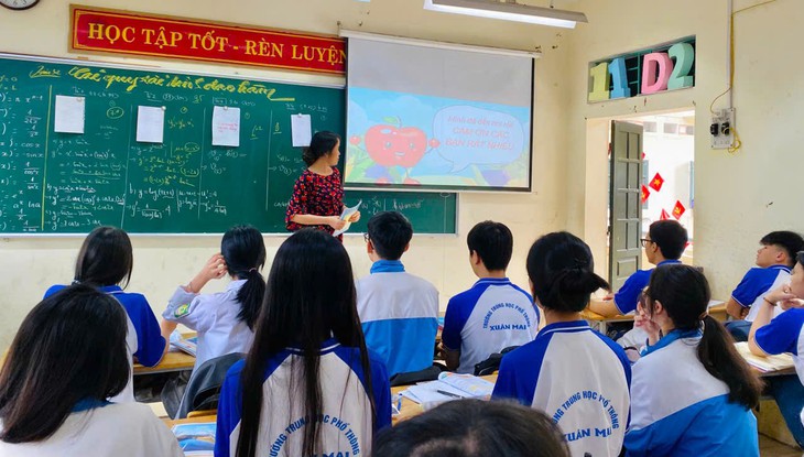 Quyết định tiếp tục xét thăng hạng mang lại niềm vui lớn, giúp đội ngũ nhà giáo Thủ đô vững tin cống hiến ngay bước vào năm học mới. Ảnh: HB