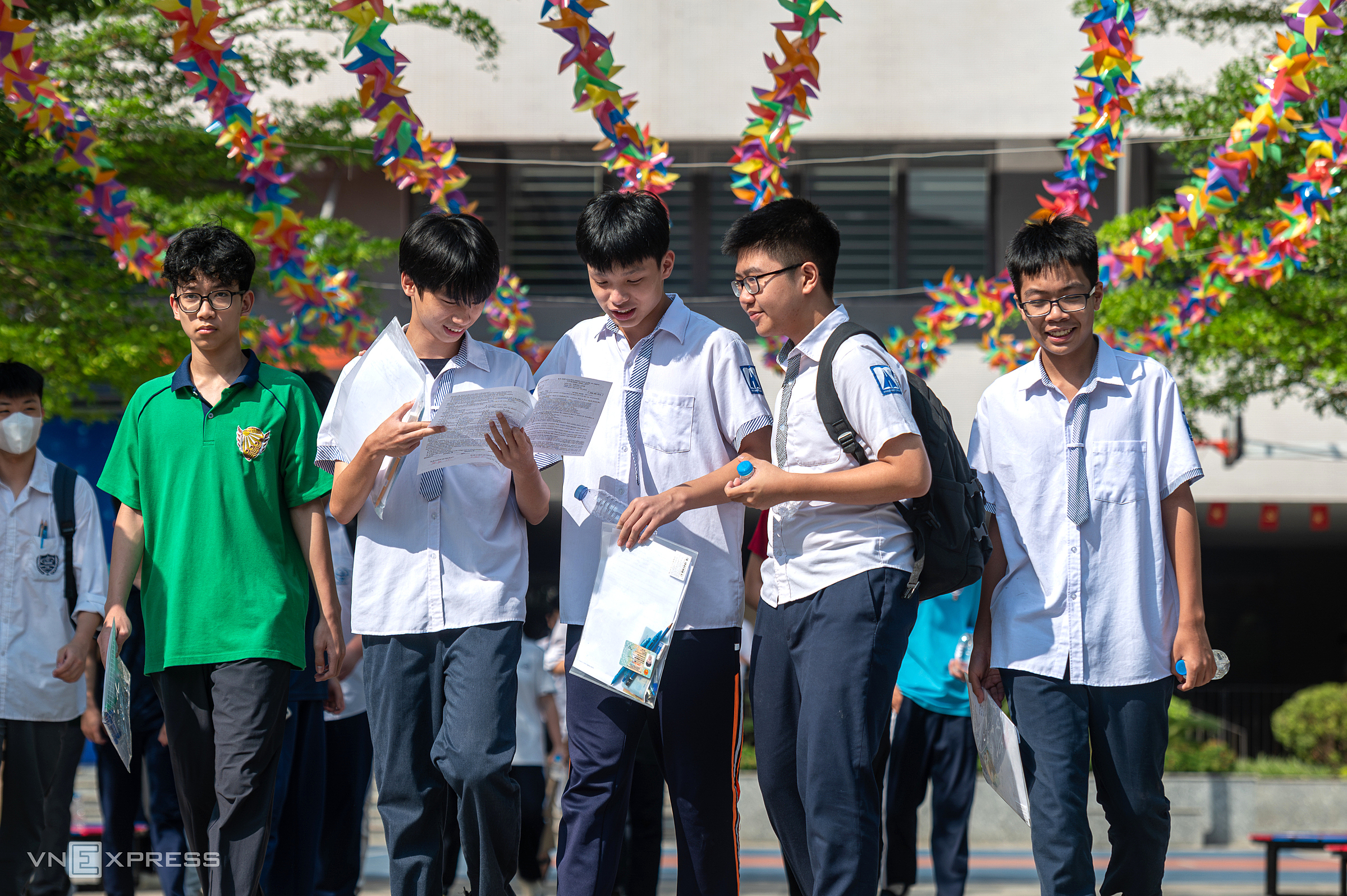 Học sinh Hà Nội thi lớp 10, tháng 5/2026. Ảnh: Thế Bằng