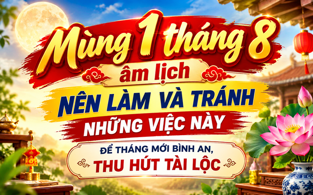 Nên làm và tránh điều gì mùng 1 tháng 8 âm lịch để thu hút tài lộc năm 2026 - 1