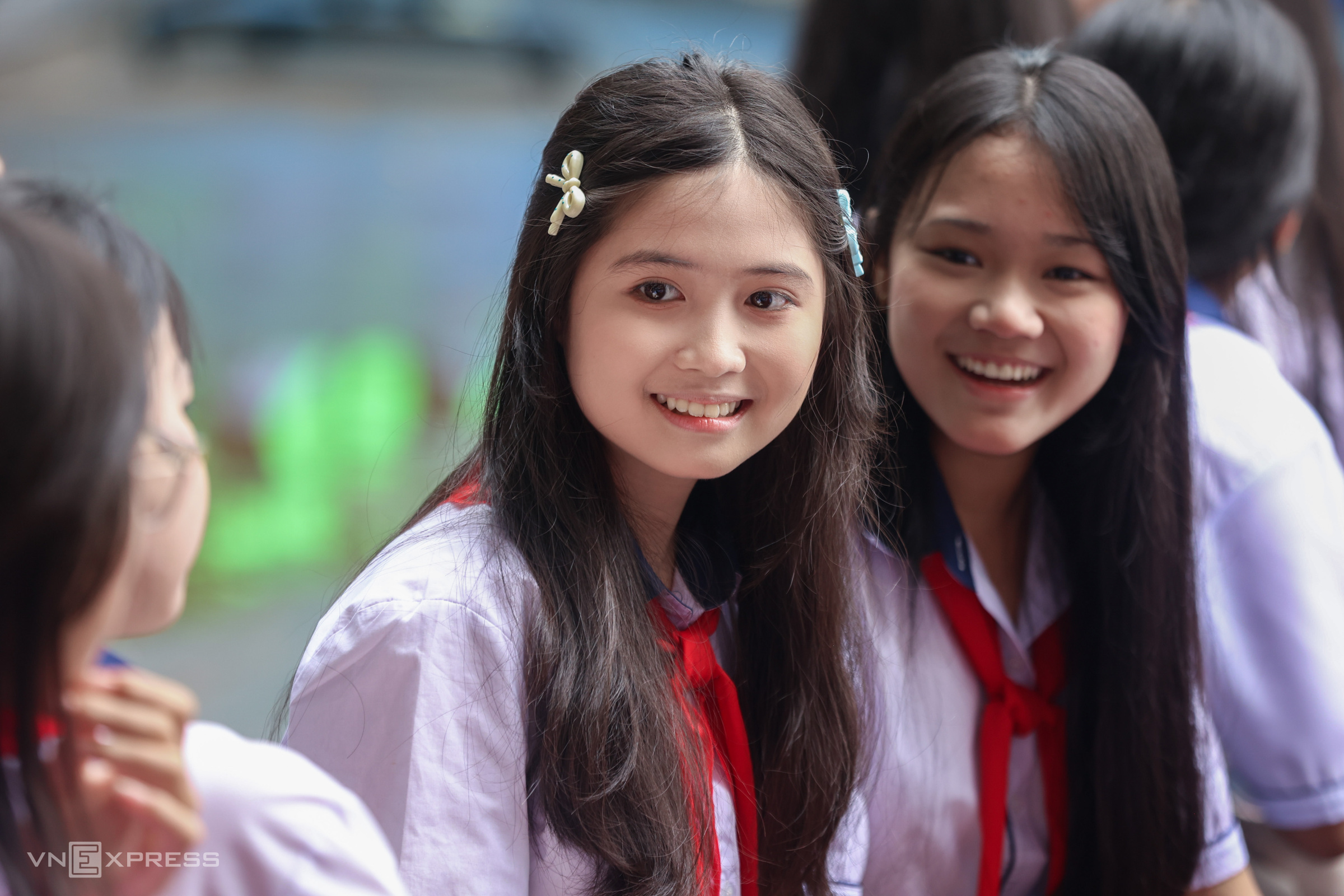 Học sinh tại TP HCM trong ngày khai giảng, tháng 9/2026. Ảnh: Quỳnh Trần