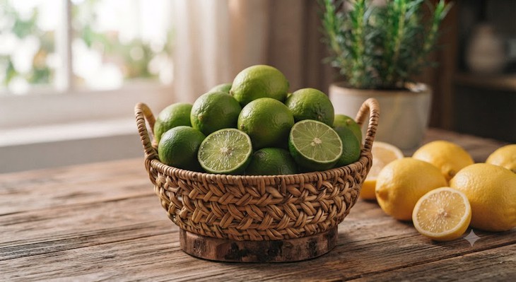 Chanh rất giàu vitamin C. Ảnh minh họa AI