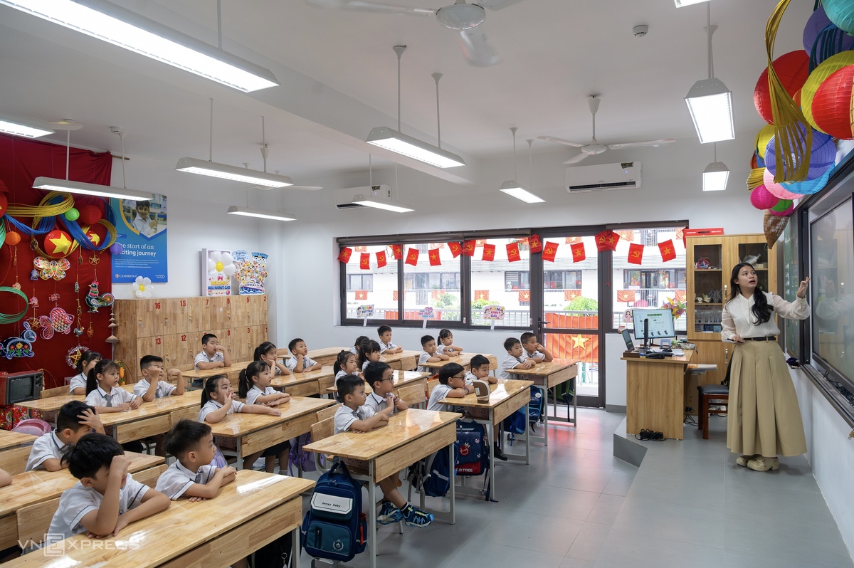 Trường công ở Hà Nội có giường tầng, phòng ngủ trưa cho học sinh - 4