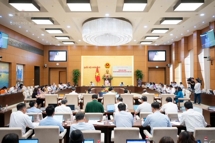 Quang cảnh Phiên giải trình. Ảnh: Media Quốc hội