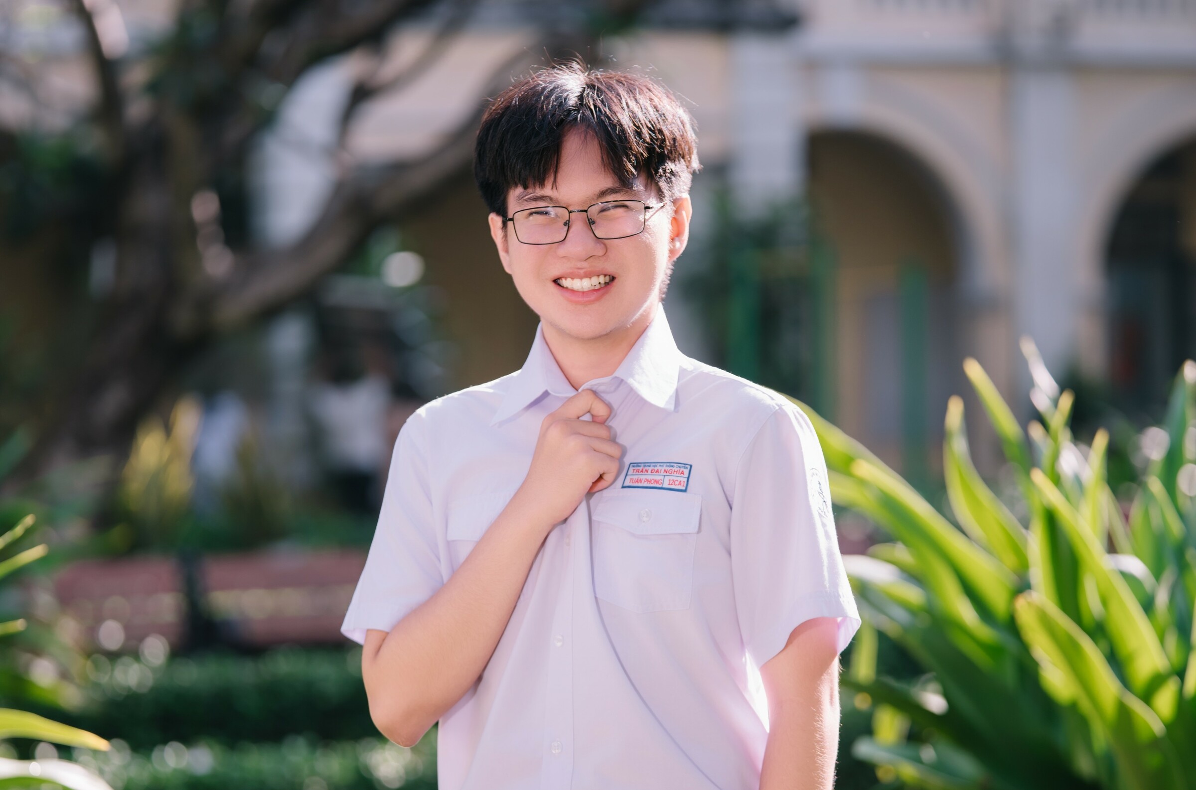 Tuấn Phong, cựu học sinh trường THPT chuyên Trần Đại Nghĩa, TP HCM. Ảnh: Nhân vật cung cấp