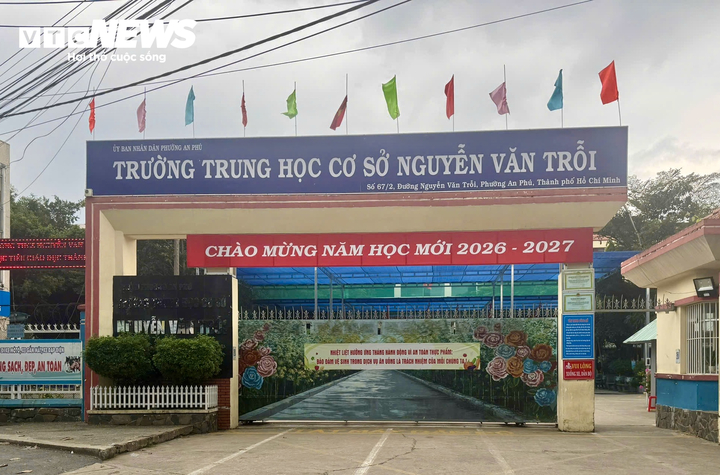 Trường THCS Nguyễn Văn Trỗi (phường An Phú) là trường có đông học sinh nhất ở TP.HCM.