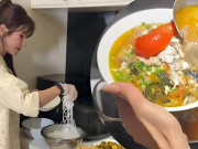 Bếp Eva - Diệp Lâm Anh nấu bún ốc Hà Nội đãi bạn trai