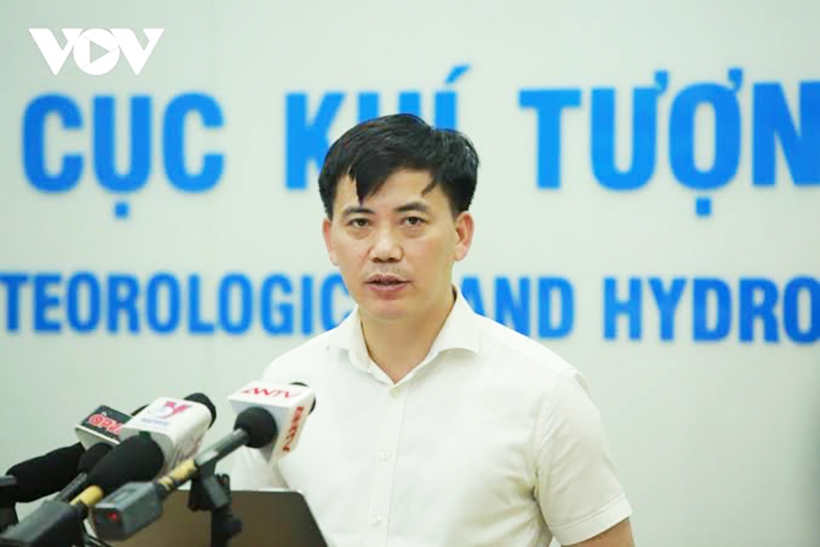 Ông Nguyễn Văn Hưởng, Trưởng phòng Dự báo Thời tiết, Trung tâm Dự báo Khí tượng Thủy văn quốc gia (Cục KTTV)
