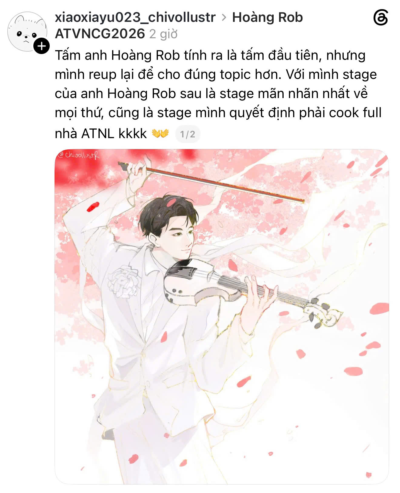 Khán giả tìm kiếm về Hoàng Rob, vẽ tranh và làm thơ tặng nam nghệ sĩ sau tiết mục amp;#34;Hoa Đàoamp;#34; - 9