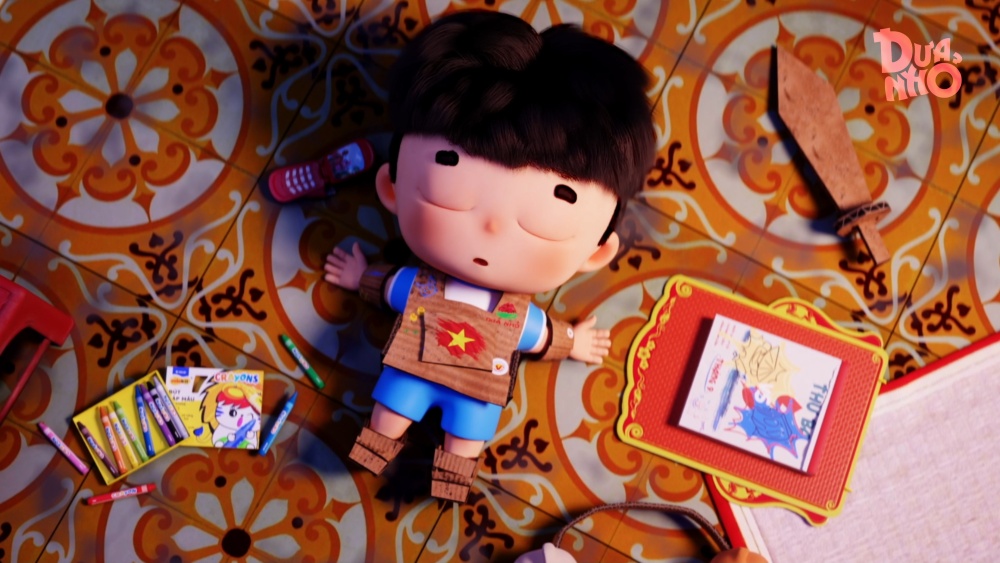 Dưa Nhỏ có những chi tiết gợi nhớ không gian sống của nhiều gia đình Việt Nam giai đoạn 1990-2000.