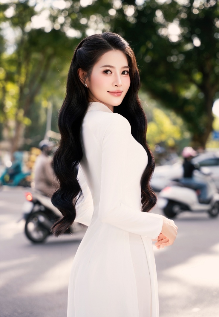 Nhan sắc ngọt ngào và học vấn nổi bật của Á khôi Hà Nội Ôn Thị Thu Hiền - 1