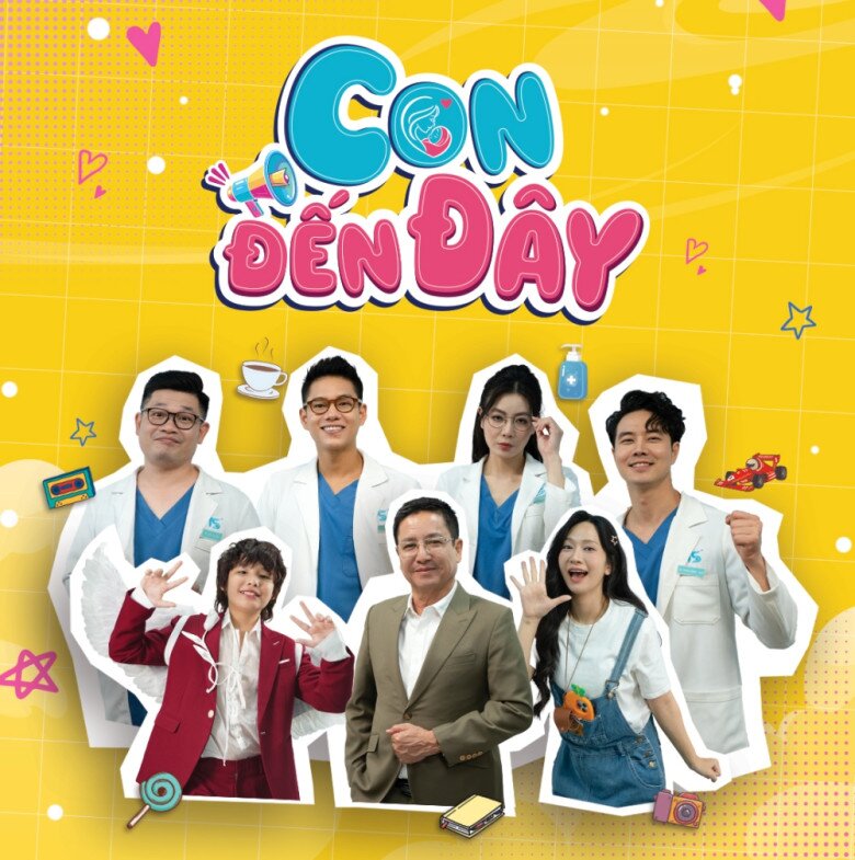 Series phim ngắn Con Đến Đây gồm 78 tập, thời lượng khoảng 10 phút mỗi tập, thuộc thể loại y khoa pha yếu tố hài hước.