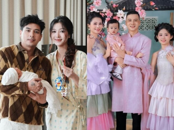 Trung thu đầu tiên của con sao Việt: Hồ Quang Hiếu đưa con mới sinh về nhà, cả nhà Thanh Hiền "lên đồ"
