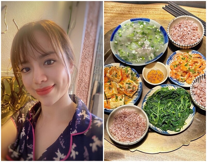 Là người thích nấu ăn nên chị Trần Loan rất chăm chỉ vào bếp mỗi ngày. Các mâm cơm chị nấu luôn gần gũi nhưng hấp dẫn vô cùng. Các bạn hãy tham khảo các bữa ăn nhà chị Loan dưới đây cho những ngày bí món nhé: