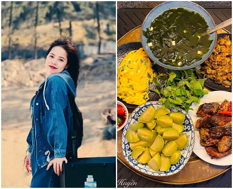 Dù bận rộn công việc nhưng chị Hoàng Huyền (Nghệ An) vẫn chăm chỉ vào bếp nấu ăn mỗi ngày. Các mâm cơm chị nấu luôn ngon, gần gũi mà hấp dẫn, các bạn tham khảo nhé!