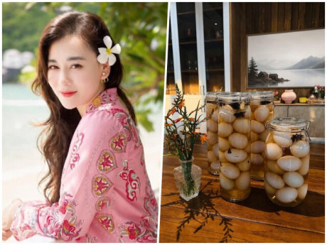Phương Oanh làm trứng muối cực đơn giản mà thành công mĩ mãn lại không bị mặn, ai sắp làm bánh Trung thu tham khảo ngay