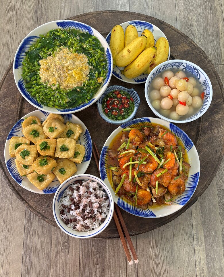 Cơm tối ngon cho cả nhà.