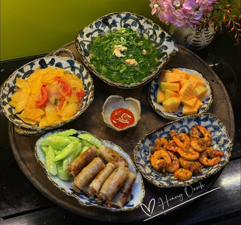 Bữa ăn hấp dẫn cho gia đình.