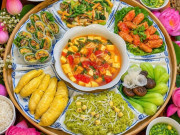 Bếp Eva - Mẹ đảm gợi ý mâm cỗ chay đơn giản cúng Rằm tháng 7 vừa ngon lại đẹp mắt ai cũng thực hiện được
