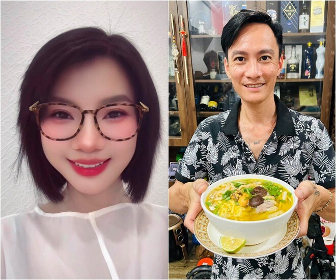 Hạ Vy hạnh phúc khoe nhiều bữa ăn được các thành viên gia đình chồng chuẩn bị. Ông xã Còi của siêu mẫu hào hứng với thành quả vào bếp của cả gia đình là bát bún thang vô cùng hấp dẫn.
