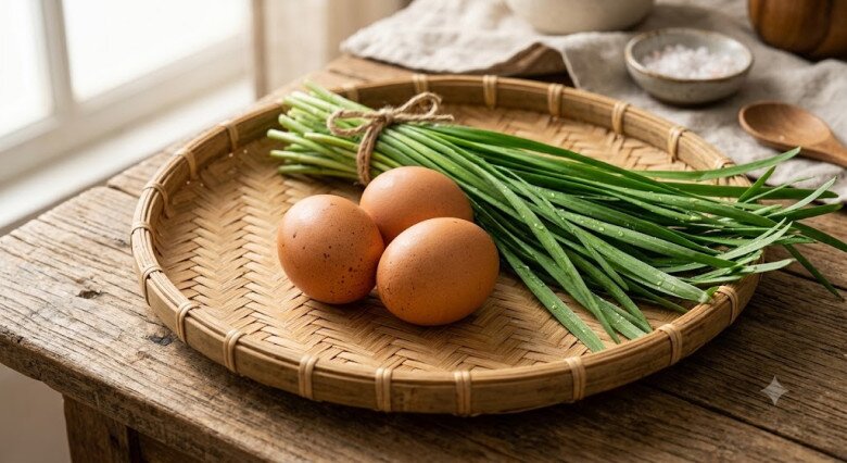 Trứng xào với lá mệnh danh là amp;#34;rau của thậnamp;#34; chỉ vài phút là được ăn, vừa ngon lại bổ dưỡng, thơm hơn cho hành - 1