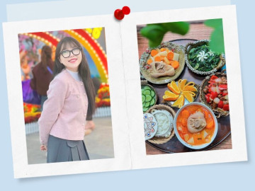 Cô giáo Gen Z nấu ăn ngon, bày biện đẹp, ông xã suốt ngày khen "cơm vợ như buffet", thích món gì là được nấu món đó