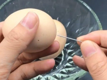 Chọc kim vào trứng rồi luộc, 10 người thì 9 người không hiểu có tác dụng gì, học một lần dùng cả đời