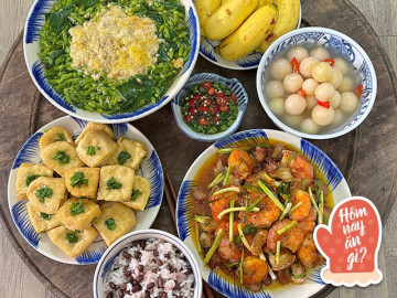 Hôm nay nấu gì: Bữa tối cơm ngon, canh ngọt đậm chất mùa hè