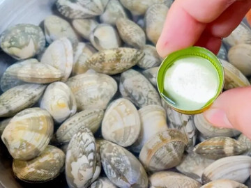 Mua ngao về nhiều cát, ngư dân kinh nghiệm lâu năm năm mách mẹo này vài phút là ngao sạch sẽ chẳng cần cầu kỳ