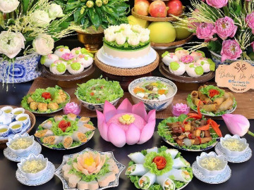 Cách chuẩn bị mâm cỗ cúng Rằm tháng 7 đầy đủ, tươm tất tại nhà