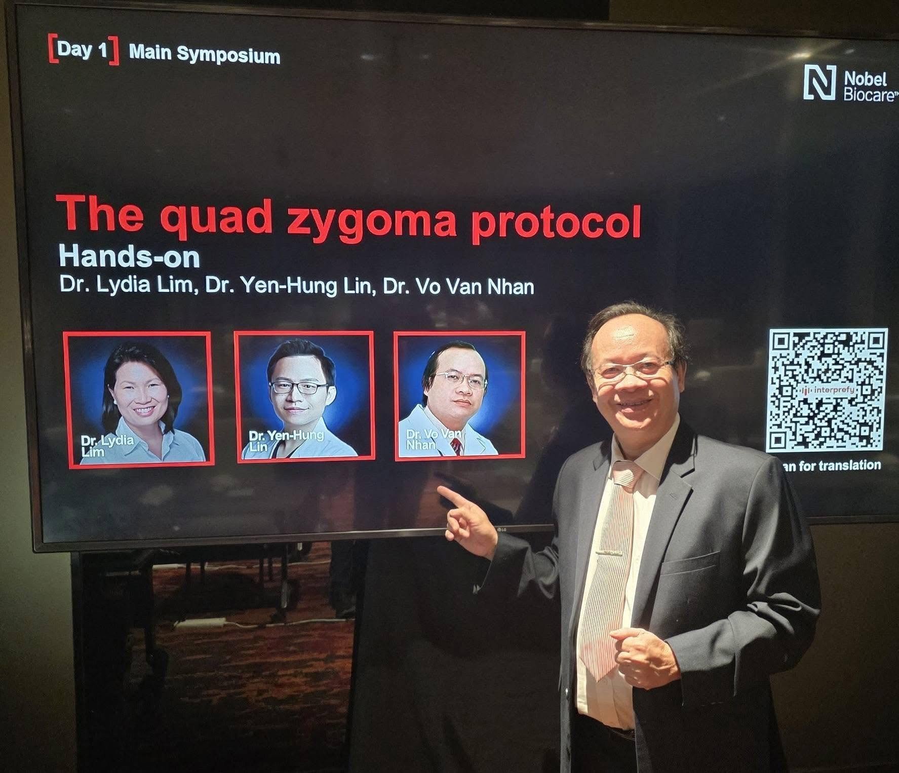 TS.BS Võ Văn Nhân đã tham gia chia sẻ và hướng dẫn thực hành kỹ thuật implant zygoma tại Nobel Biocare APAC Symposium 2026 tại Bangkok, Thái Lan