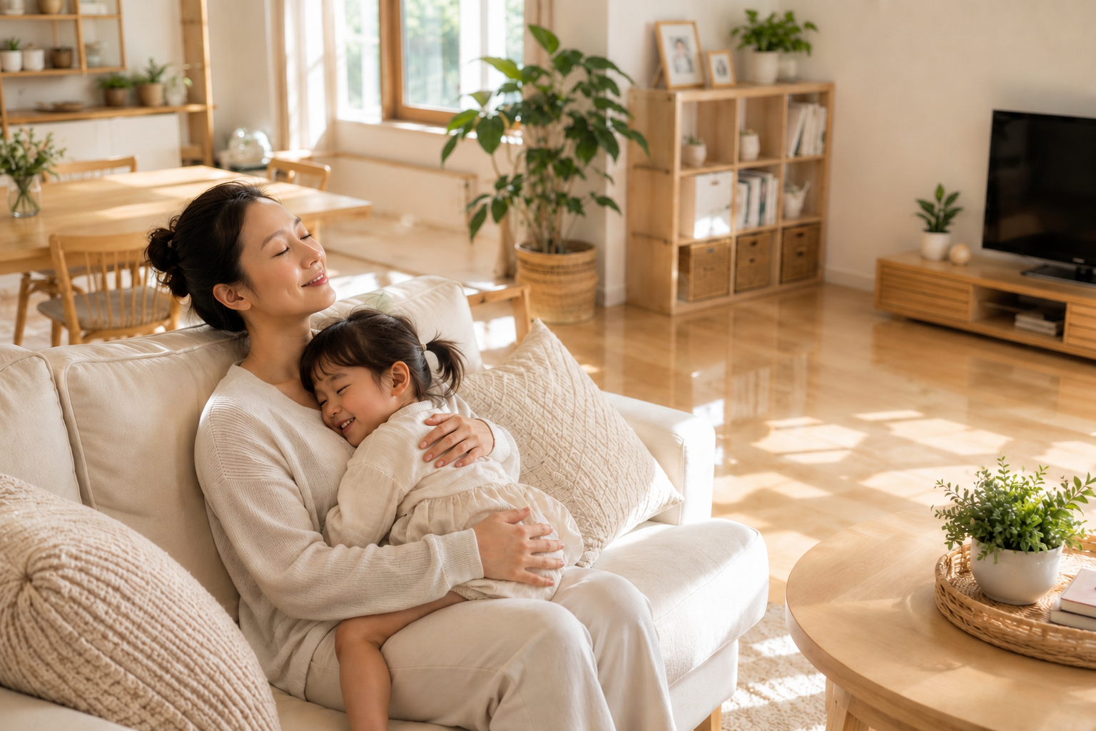 Trở về một không gian ngăn nắp sau ngày dài làm việc giúp người phụ nữ giải phóng áp lực tinh thần, trọn vẹn thời gian cho gia đình