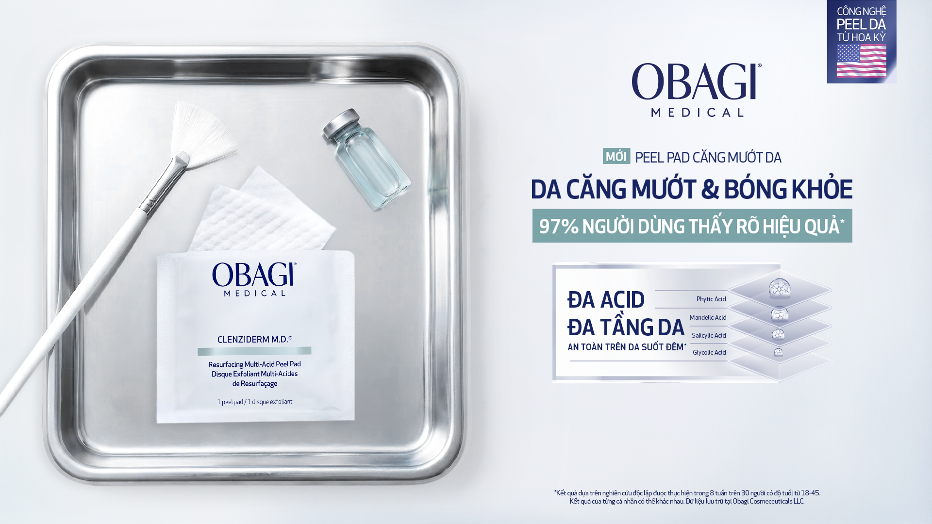 Sản phẩm Peel Pad của Obagi Medical