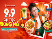 "Sạc" năng lượng cho tháng 9 đầy hứng khởi với ShopeeFood 9.9