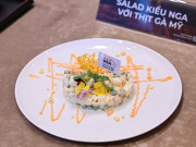 Salad Nga thịt gà Mỹ: Món khai vị nhẹ nhàng gắn kết bữa cơm Đoàn Viên