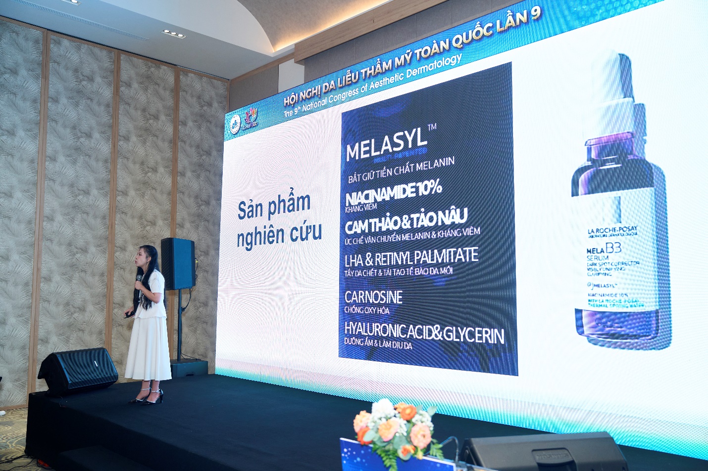 Nhóm nghiên cứu chia sẻ kết quả tại phiên vệ tinh Hội nghị da liễu thẩm mỹ toàn quốc (NCAD) 2026