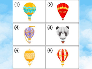 Trắc nghiệm tâm lý: Bạn muốn ngồi trên chiếc khinh khí cầu nào nhất?