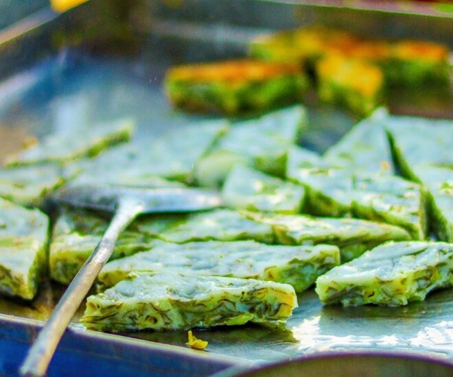 Món bánh hẹ Tân Châu nổi tiếng ở An Giang
