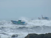 Tin tức - Bão số 1 cách Móng Cái (Quảng Ninh) hơn 300km, giật cấp 11