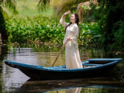 Lifestyle - Điểm đến như "miền Tây thu nhỏ" cách Hà Nội 140km, khách chèo xuồng, ngắm sen