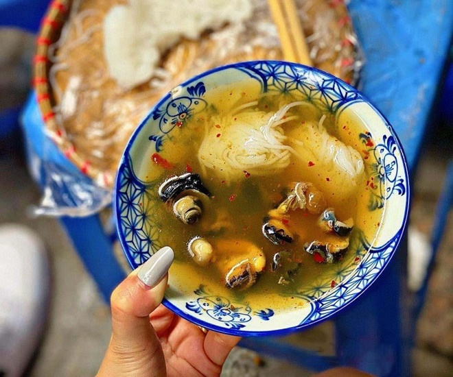 Bún ốc nguội, đặc sản mùa hè ở Hà Nội
