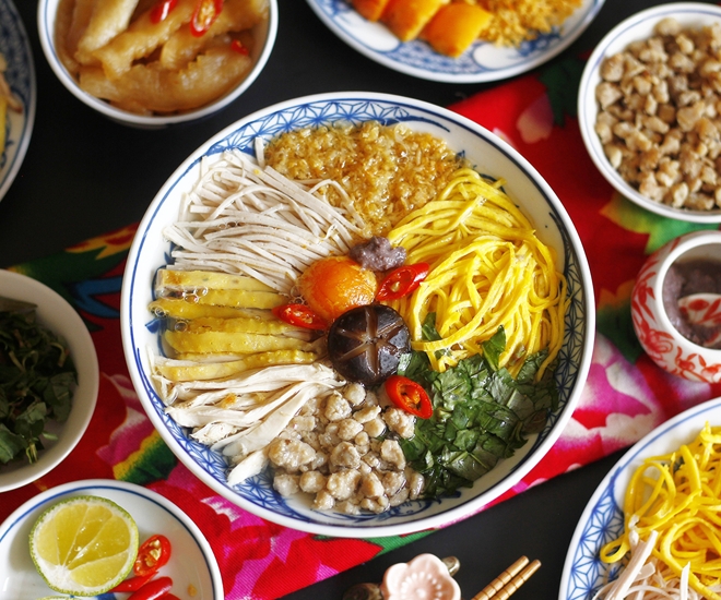 Món bún thang vừa đẹp vừa ngon