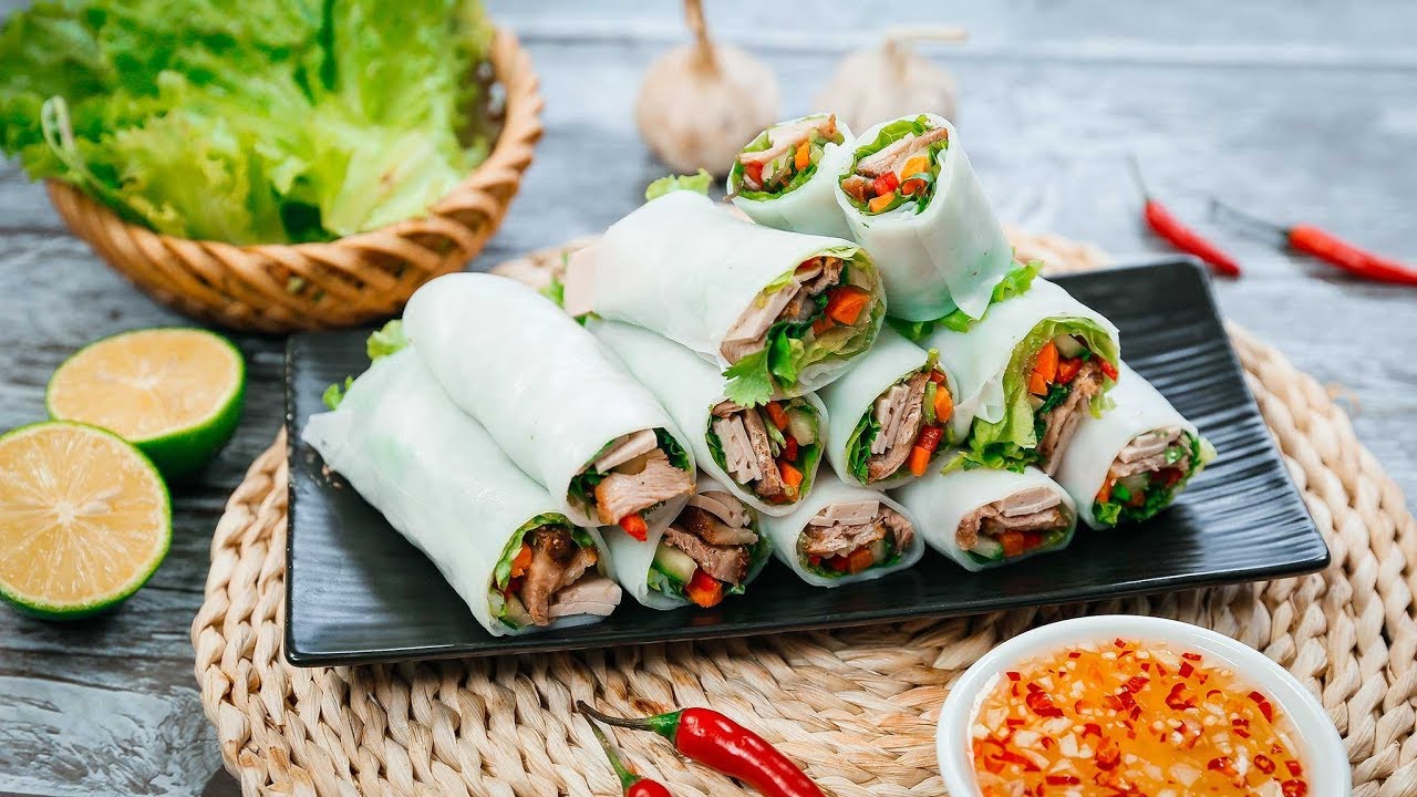 Ăn đồ cuốn không lo đầy bụng