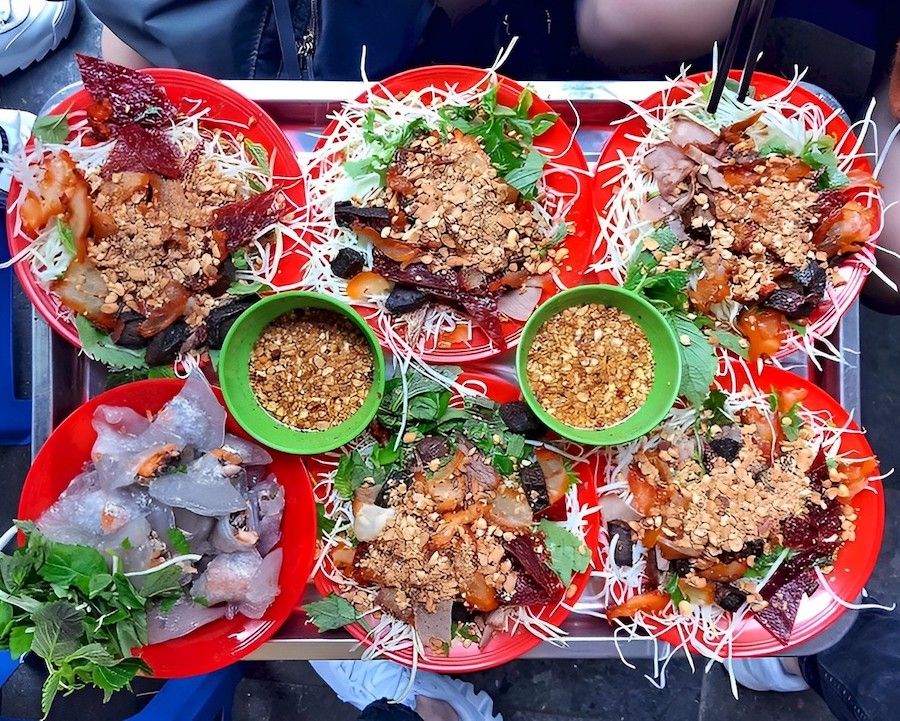 Nộm bò khô ăn chơi giải ngấy