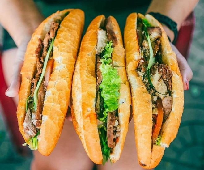 Bánh mì Việt thơm ngon nổi tiếng