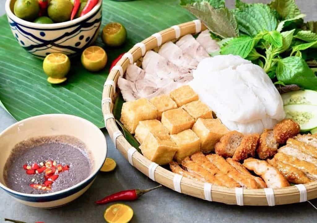 Bún đậu mắm tôm thơm ngon